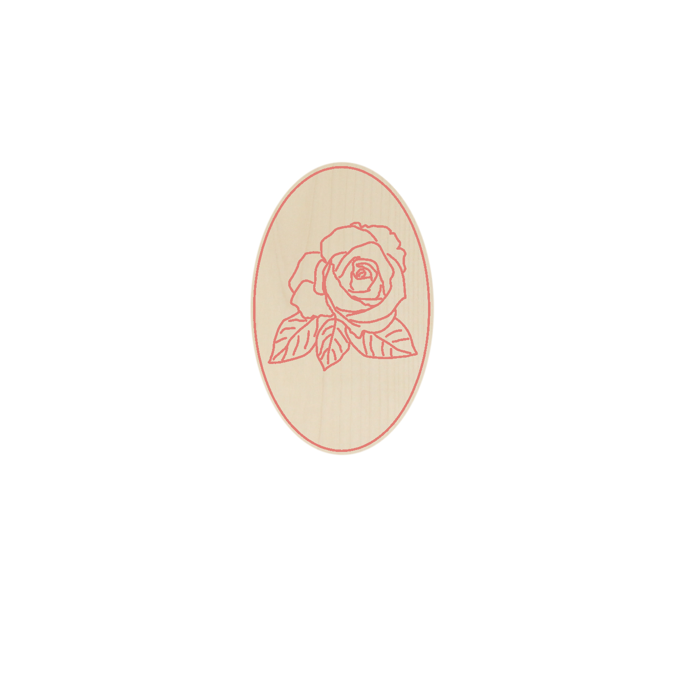 Ahorn - Motiv Rosenblüte